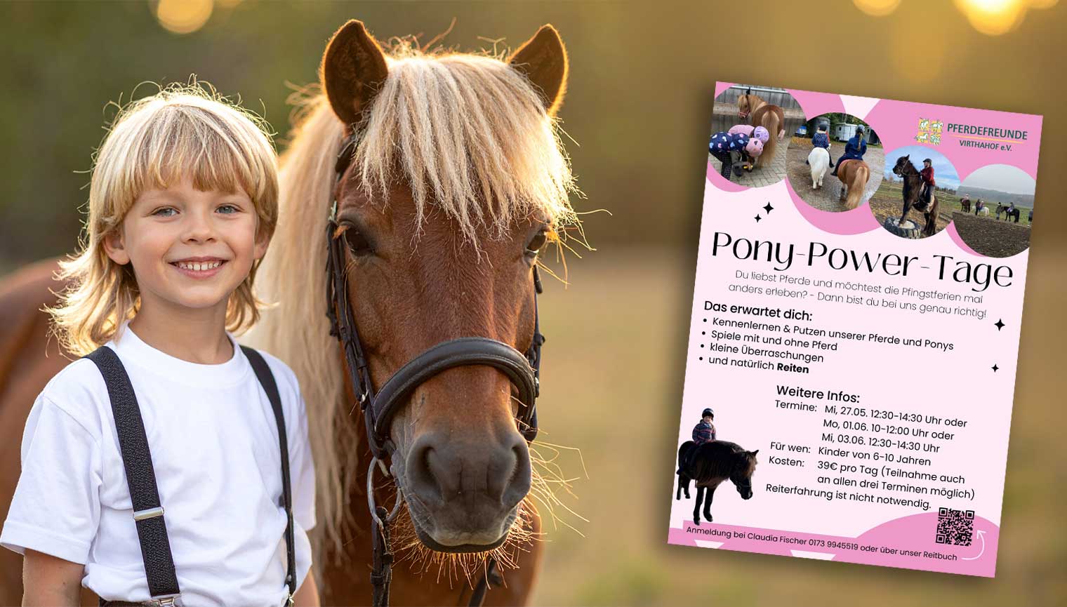 Ferienprogramm Virthahof: Pony-Power-Tage